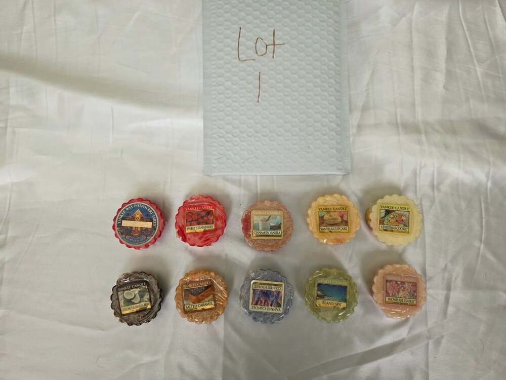 Yankee Candle Wax Melts Tarts Assorted Mixed Lot of 10 #1